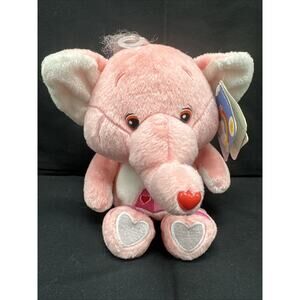 Lotsa Heart Elephant 20th Anniversary Care Bear Cousin Beanie Tags